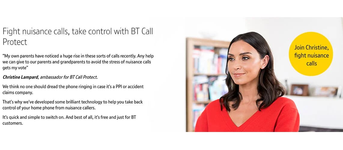 BT Call Protect product